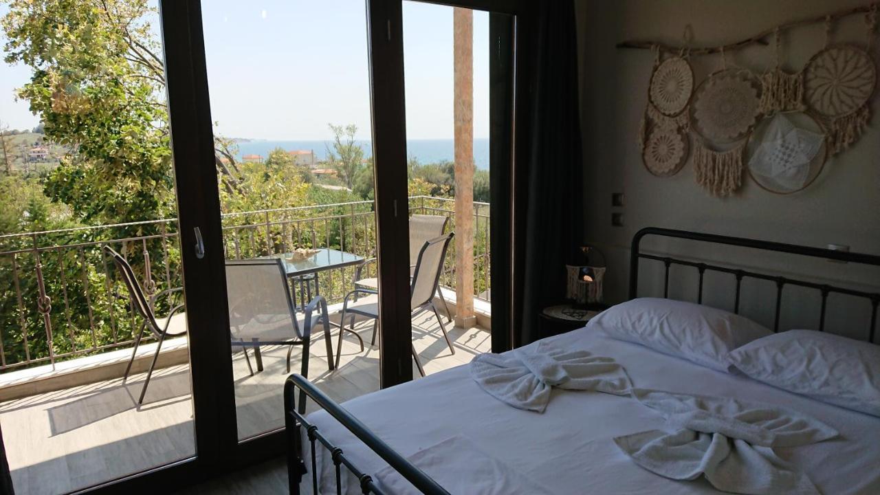 네아 포티데아 Stone House With Seaview 아파트 외부 사진