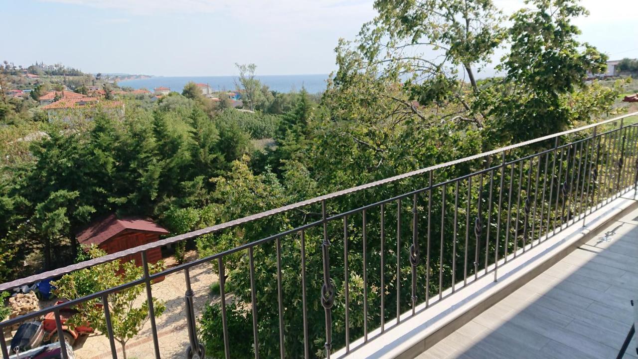 네아 포티데아 Stone House With Seaview 아파트 외부 사진